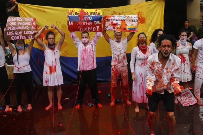 Violencia estatal en el paro nacional, Misión SOS Colombia entrega informe final - Paro-nacional-Cali